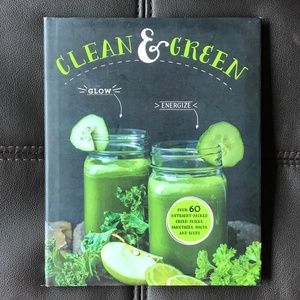 NEW Clean & Green Juice Smoothie Recipe Book Hardcover